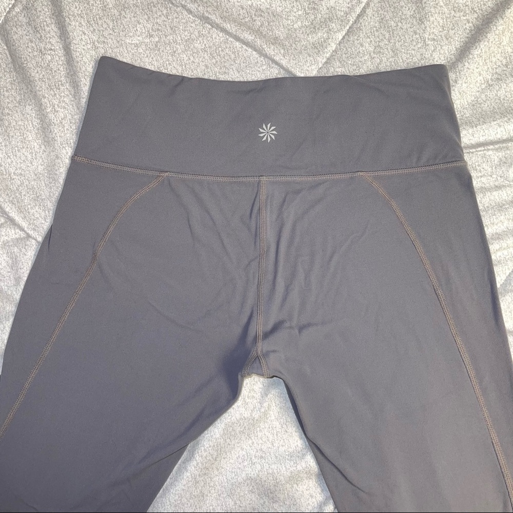 Athleta Grey Leggings Size M